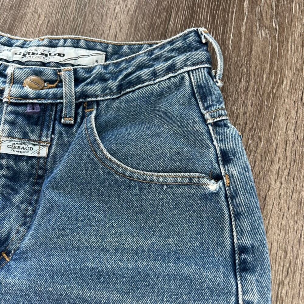 Vintage Marithé + François Girbaud 90s High Rise Tapered Jeans Size 7/8 USA Made - Picture 13 of 16